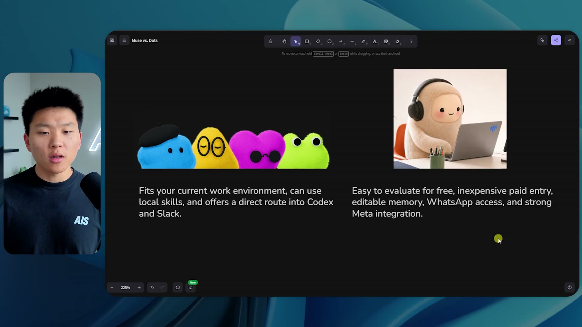 It depends: The presenter's overall summary is that Dots fits your current work environment with local skills and a dire