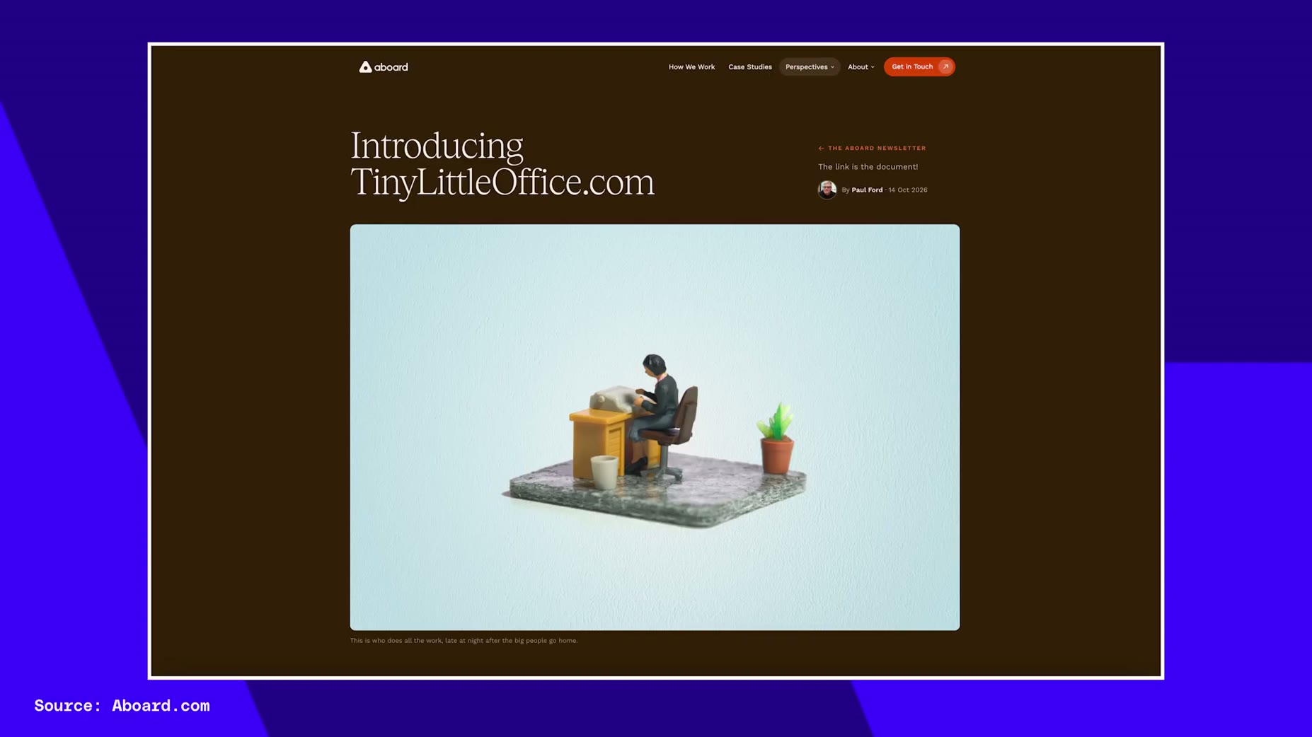 Paul Ford built tinylittleoffice.com, a site where an entire document, deck, or spreadsheet is stored encoded directly i