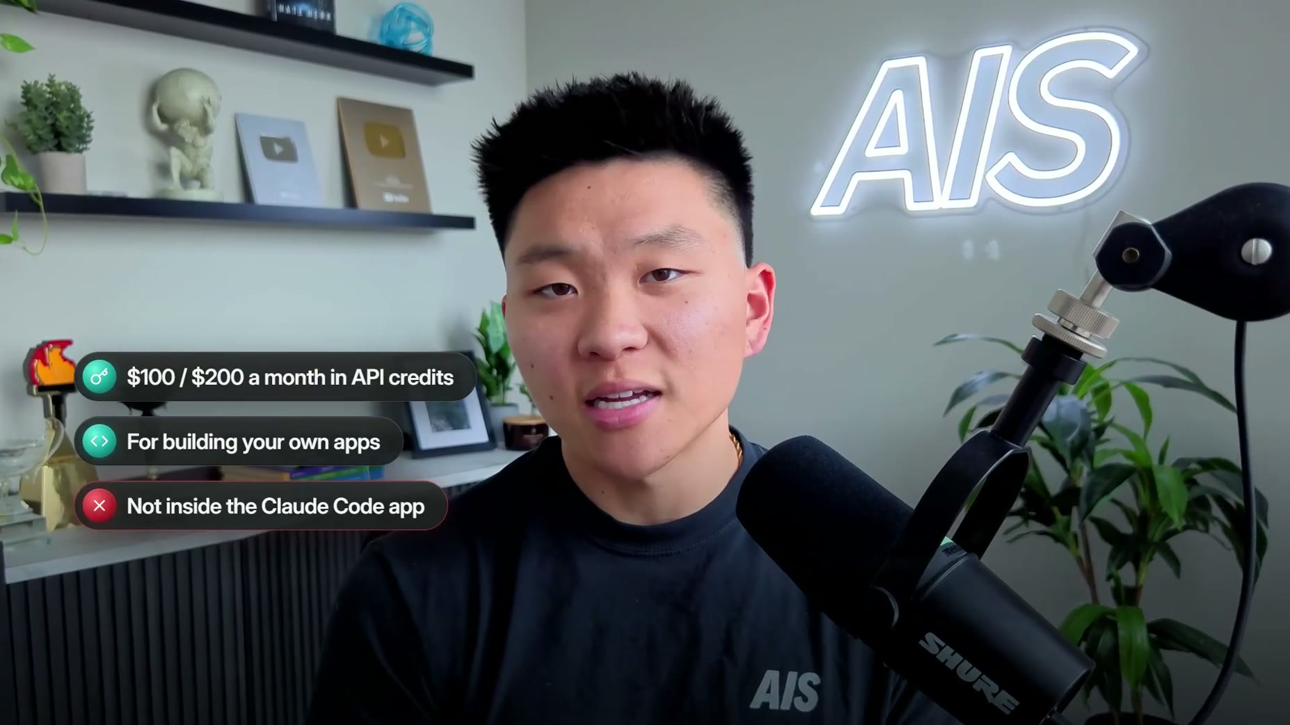 Max and Ultra include $100 and $200/month in API credits for building your own apps, separate from the Claude Code app
